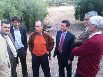 El Secretario General de Medio Rural del MARM visita con miembros de la Comisión Europea explotaciones de olivar y empresas tra