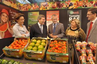 Griñán y Aguillera visitan Fruit Attraction, con cerca de 90 empresas andaluzas